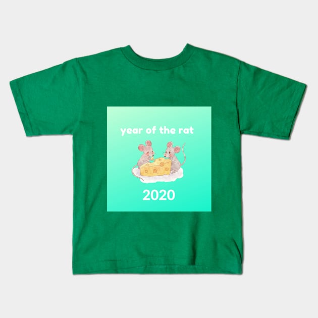 Year of the Rat 2020 - Chinese New Year Kids T-Shirt by MariaB